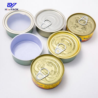 D73x30mm Small Round Metal Containers 100ml Tall Round Tin Containers
