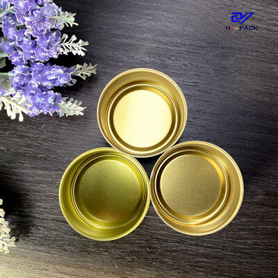 Full Open Lid Metal Packaging Tins Round EOE Personalized Tin Containers